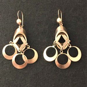 Mid Century Geometric Dangle Earrings